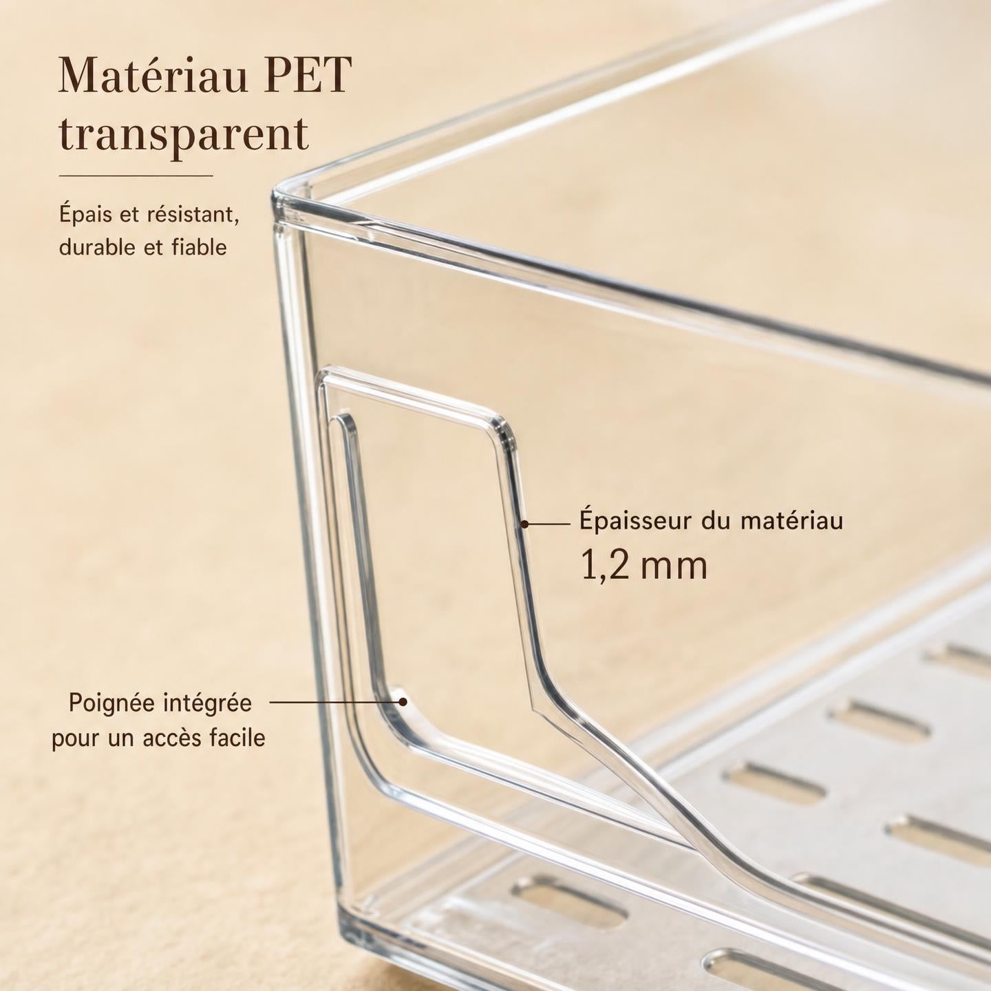 Le Frigo de Sophie, L'organisateur transparent qui range ton frigo sans effort | Sans BPA, modulable, lave-vaisselle