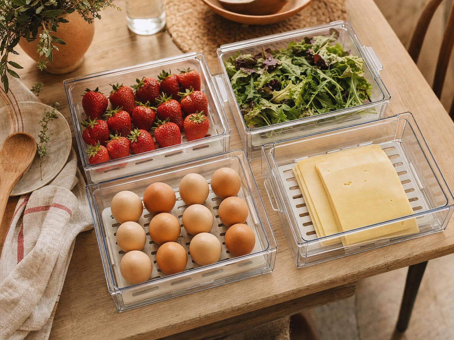Le Frigo de Sophie, L'organisateur transparent qui range ton frigo sans effort | Sans BPA, modulable, lave-vaisselle