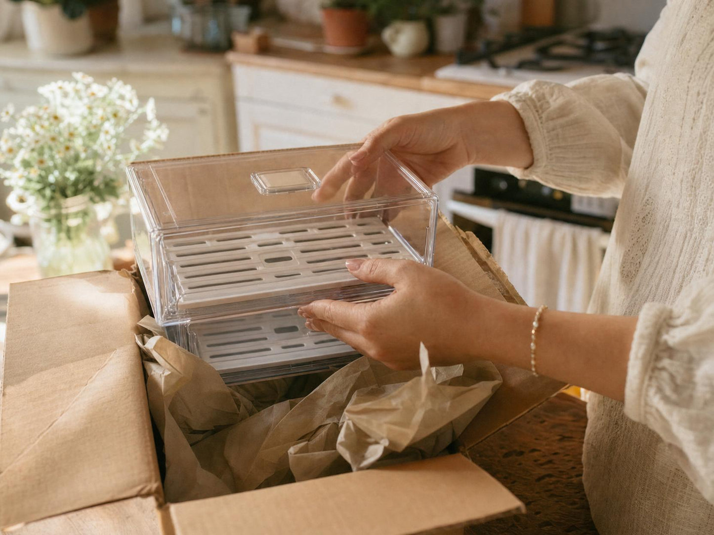 Le Frigo de Sophie, L'organisateur transparent qui range ton frigo sans effort | Sans BPA, modulable, lave-vaisselle